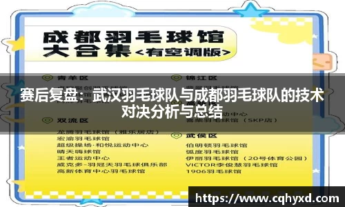 赛后复盘：武汉羽毛球队与成都羽毛球队的技术对决分析与总结